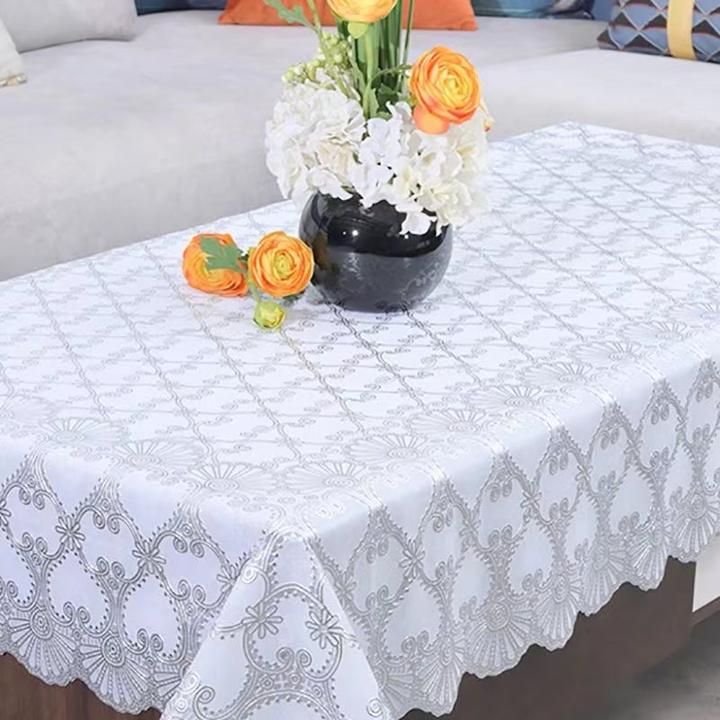 pvc免洗餐桌茶几布美观长方形餐桌布立体柔软防水防油防滑防烫