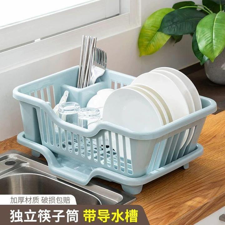 厨房干净收纳水槽置物架餐具家用台面碗筷滤水收纳盒沥水碗架碗架