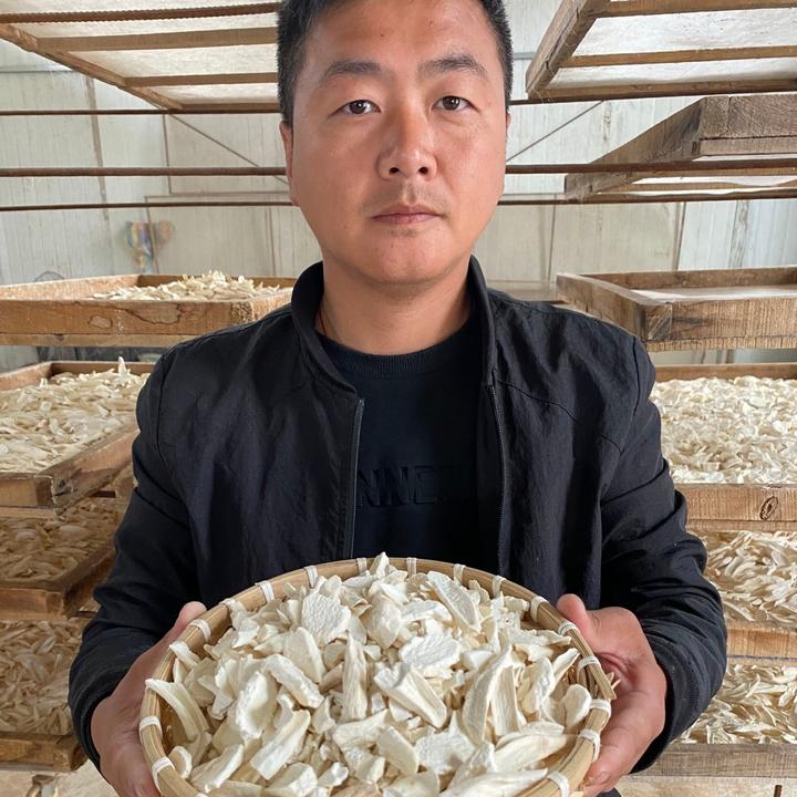 无硫碎片正宗垆土铁棍山药碎片怀山药自然晾晒500克碎片精品碎片