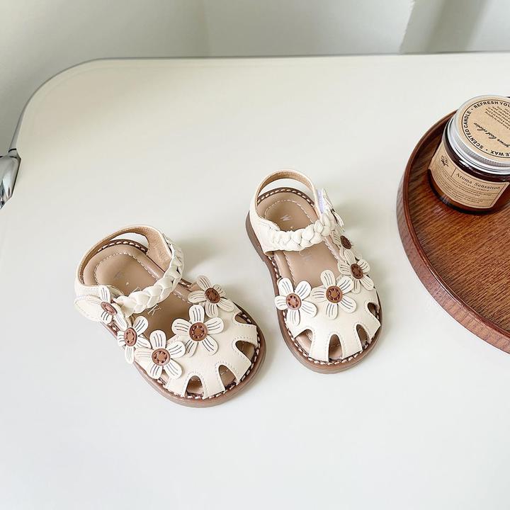 奇诺鼠【花海】儿童女童公主婴儿凉鞋夏季软底公主鞋幼儿时尚百