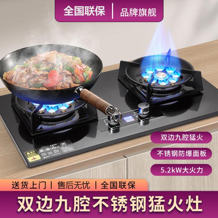 炉具燃气灶猛火灶燃气灶网红两用煤气灶灶台双灶天然气