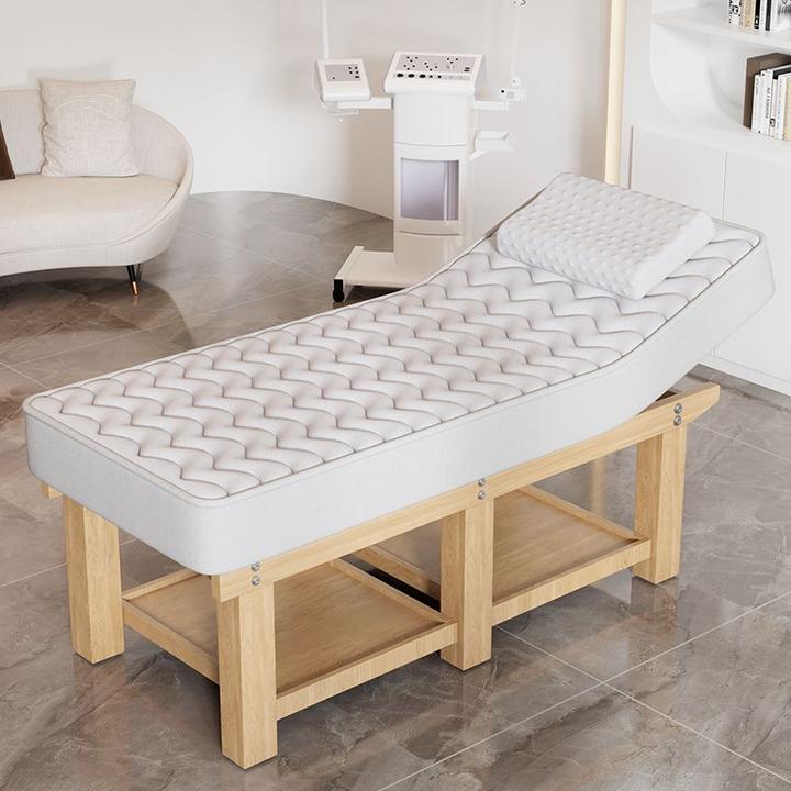 实木乳胶美容美容院专用按摩床按摩理疗艾灸推拿采耳美体SPA