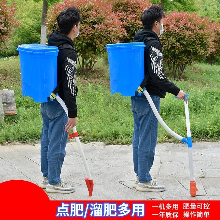 背负式农用玉米施肥神器追肥器新型撒肥多功能工具手动下化肥机器