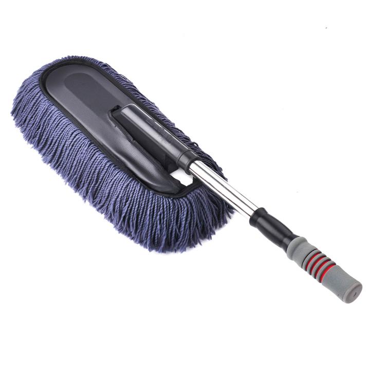 卡饰社汽车刷子软毛扫灰除尘掸子干湿两用伸缩拖把清洁工具