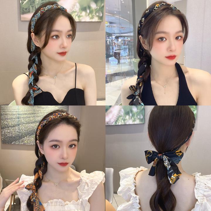 初尚15.8M/复古链条发箍宫廷缎面布艺百搭发箍