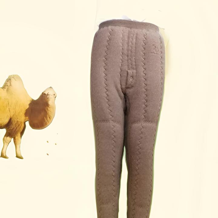 WanLiTuo/万里驼内蒙古男款驼绒夹絮棉裤大码特厚高弹冬季保暖