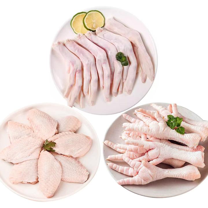 【二道菜】生鲜鸡爪2斤鸡翅中2斤鸡爪随心配新鲜冷链 包冰率3%-5%