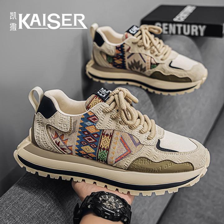 凯撒正版男鞋夏季新款休闲鞋百搭鞋子男款防滑耐磨阿甘时尚运动鞋