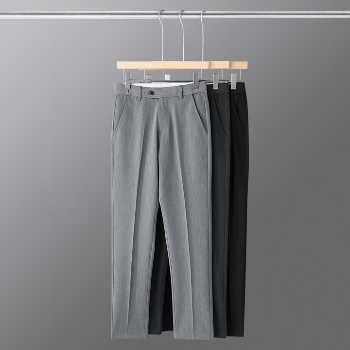 2025新款直筒百搭时尚西裤商务男士春夏时尚弹力垂感西装裤休闲裤