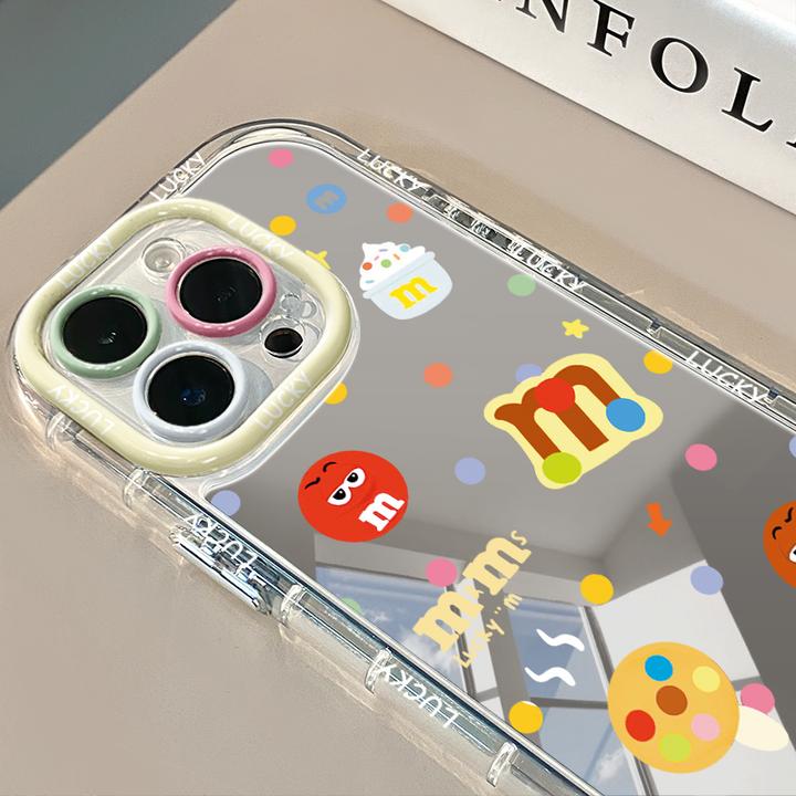 M豆适用苹果16华为荣耀vivo/iqoo/oppo小米红米镜面手机壳