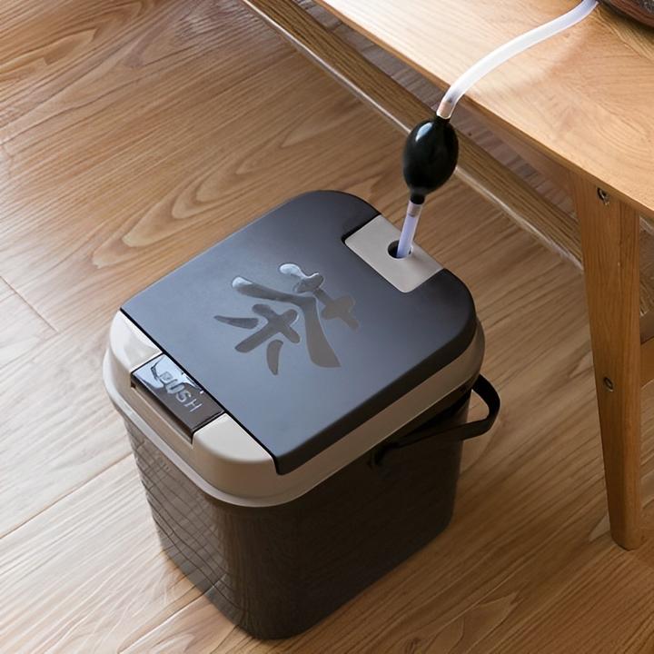 茶水垃圾桶和茶渣桶垃圾过滤排水桶茶台废水桶家用加厚大号茶水桶