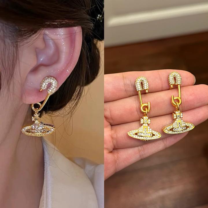 铜合金耳饰 欧美简约耳环气质时尚复古耳饰轻奢法式耳饰