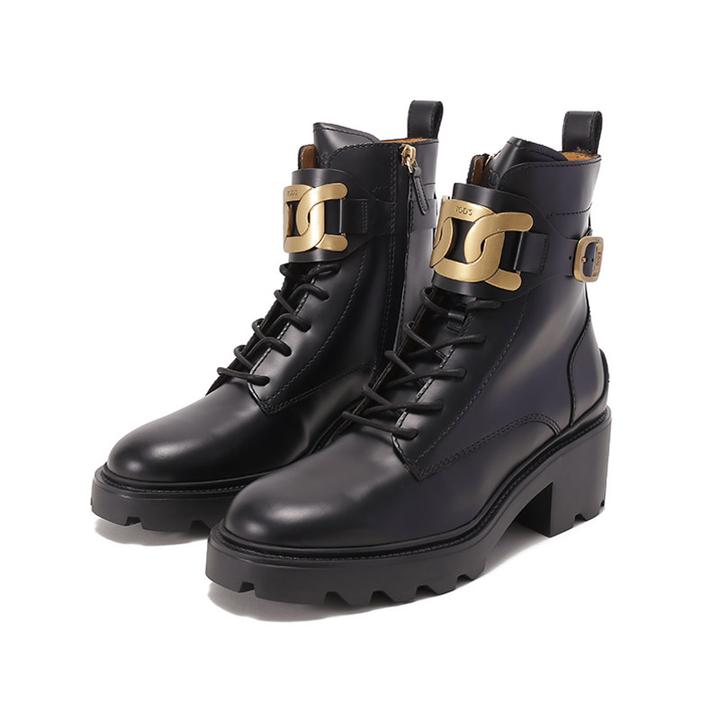 未使用 TOD’S/托德斯 女士厚底高跟马丁靴跟高6cm XXW08D0GL00QGW