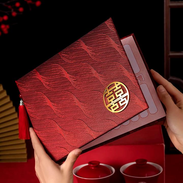 结婚礼单婚宴中式个性礼金簿婚礼签到本记录签名册题名录婚庆用品