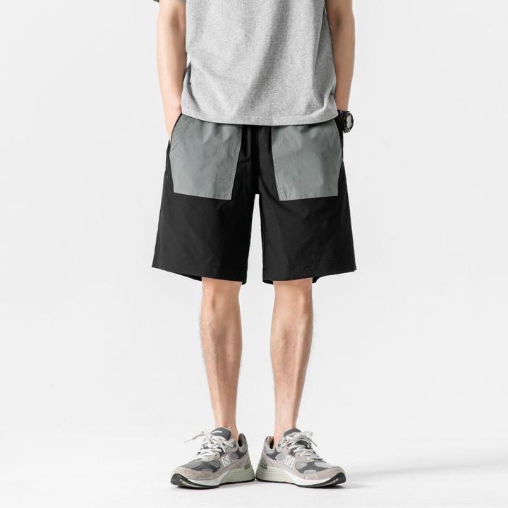 LP-8A6KB 日系户外轻薄透气机能短裤男夏季双贴口袋防水速干五分