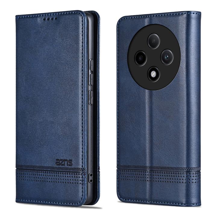 仿牛纹适用于OPPO A3PRO手机壳a2 5G翻盖皮套a1防摔高级感全包软