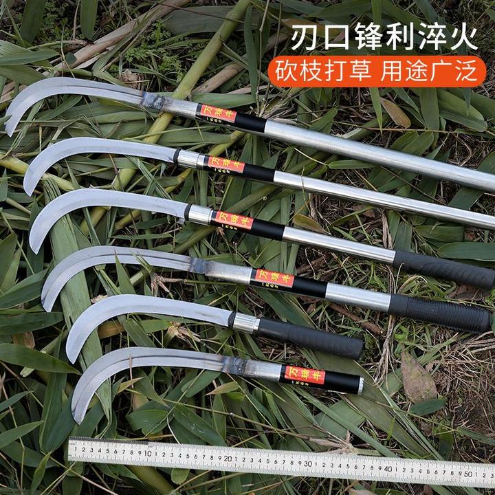 高锰钢镰刀柳叶刀割草刀小弯刀割蕉小镰刀割菜刀户外农用工具