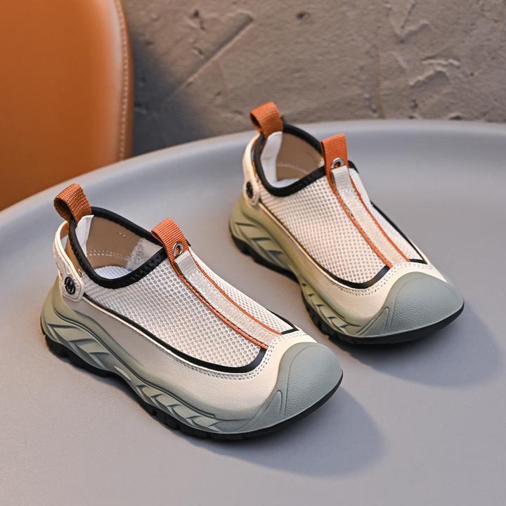 夏季田园风女男透气运动鞋软底飞织男鞋网面童鞋休闲鞋