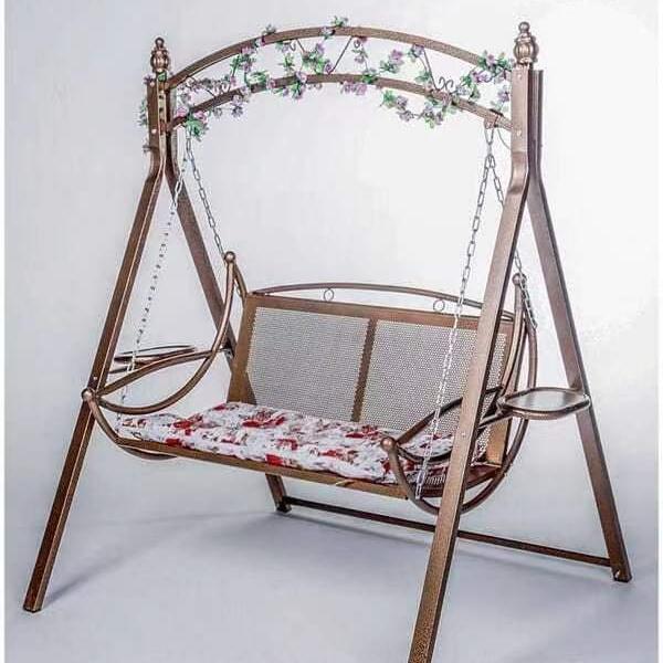 双人铁艺秋千吊椅阳台室内外摇椅家用庭院休闲秋千户外成人吊床椅