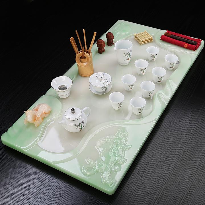 茶具套装家用一体中式客厅泡茶台高档小型简约送长辈干泡创意轻奢