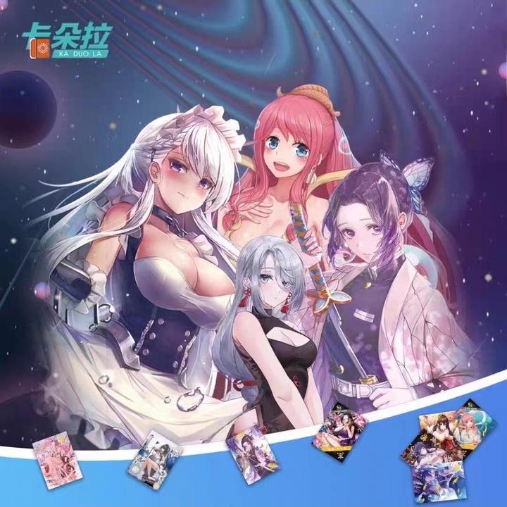 卡朵拉次元世界第二弹女神妹子卡牌雷电将军米娜蕾姆装盒动漫卡片