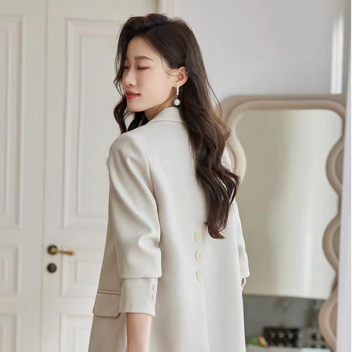 高级感秋季新款西装外套2025韩版气质休闲宽松时尚通勤西装
