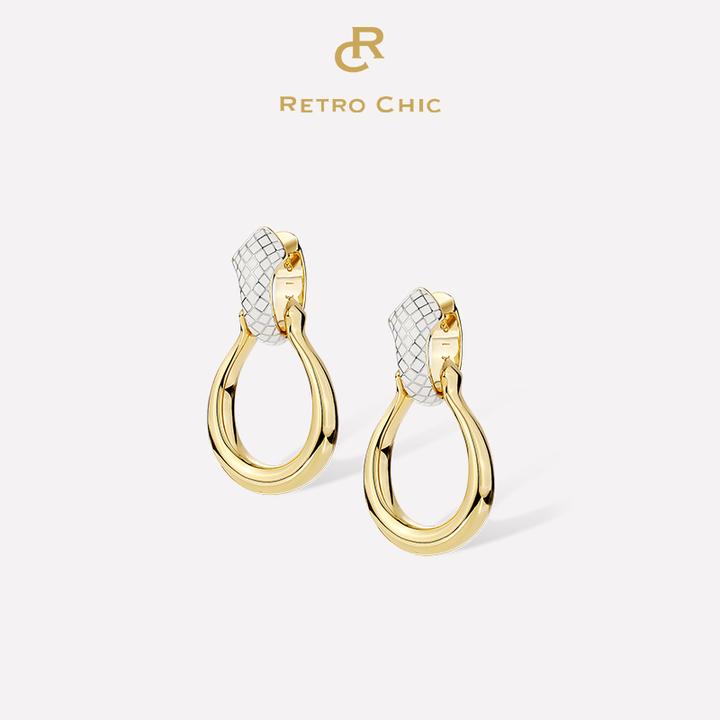 铜合金耳饰  【大英博物馆联名】系列 RC RETRO CHIC 白色圣蛇耳环