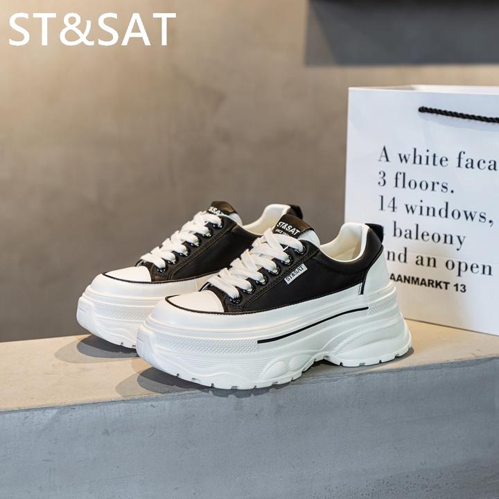 St&Sat/星期六【后土之上】爆款增高女款厚底松糕女鞋SSC1112599