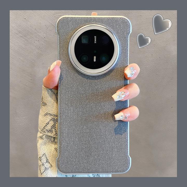 适用华为mate70pro+手机壳无边框绒布mate70RS非凡大师超薄磨砂