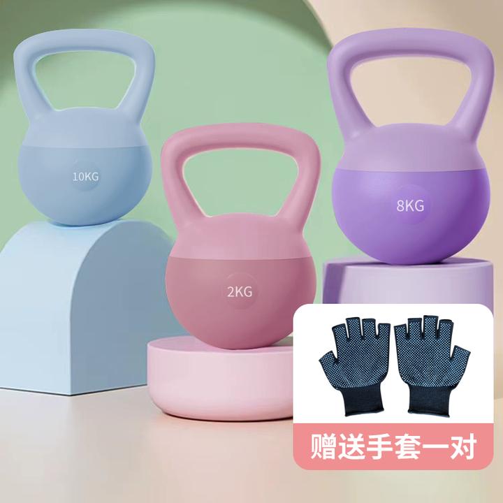 广威软壶铃训练器健身球传统细手柄软壶铃健身器材专业