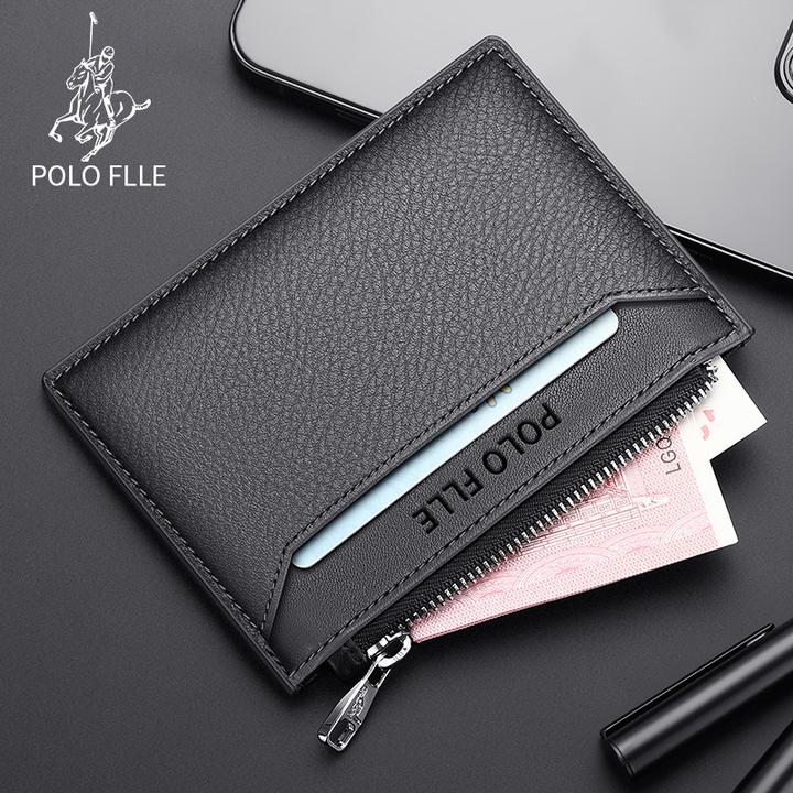 保罗男士卡包超薄小巧名片夹卡套真皮卡夹简约迷你证件包卡片包潮