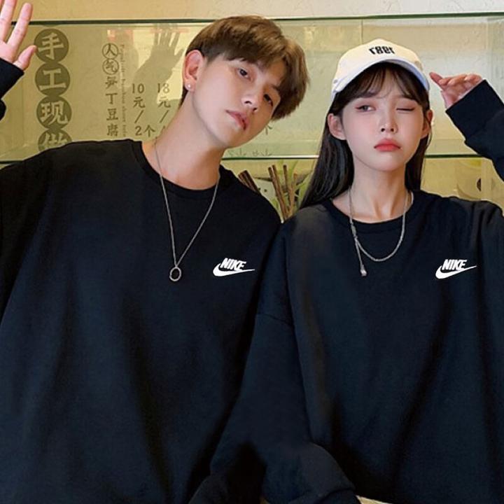 NIKE/耐克男女装卫衣新款运动服情侣圆领休闲宽松保暖套头衫
