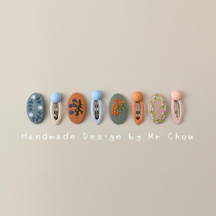 儿童布艺发夹小女孩卡子BB夹可爱宝宝头饰发卡女童发饰刘海夹子