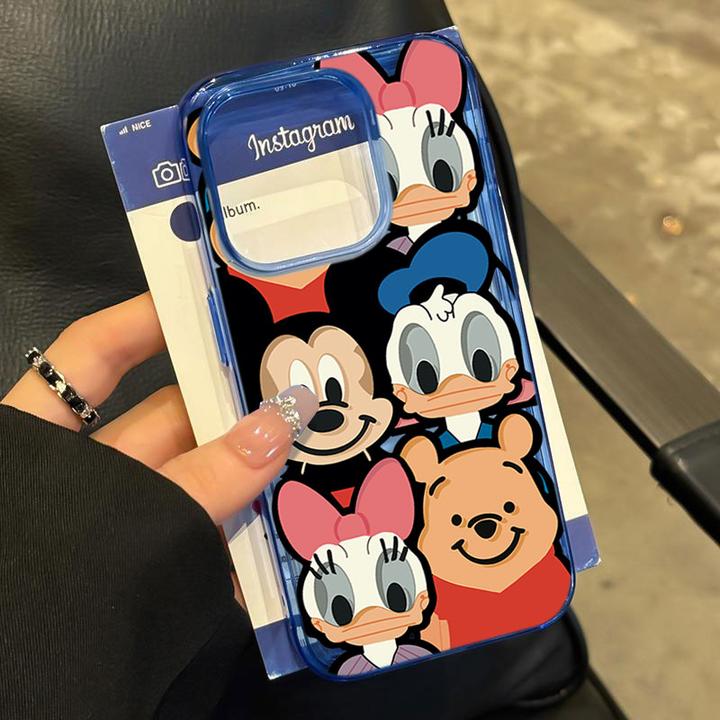 维尼熊米奇适用iphone15 14promax苹果11手机壳13软胶12防摔X可爱