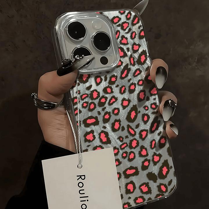 豹纹斑点ins风适用iphone15苹果手机壳14软胶13 12promax高颜值XM