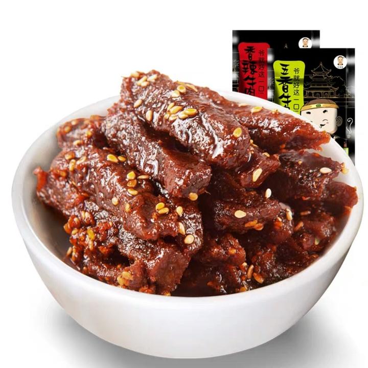 江志忠118g牛肉五香麻辣味洪雅特产真牛肉营养美味零食老字号