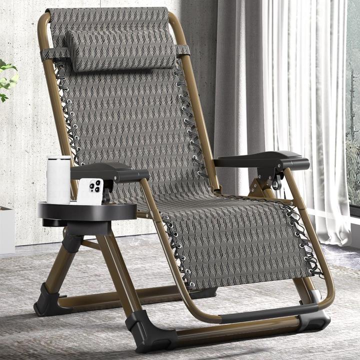 躺椅折叠午休睡椅办公室沙滩椅成人休闲靠椅夏天老人家用逍遥藤椅