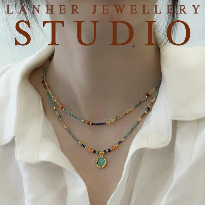 钛钢项链 【南法花园】原创手作小众复古百搭项链叠戴ins锁骨链X150