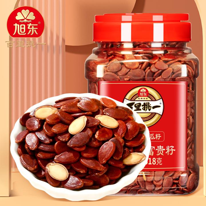 【正宗】旭东罐装大颗粒原色五香味红瓜子婚宴喜事送礼团购批发零食