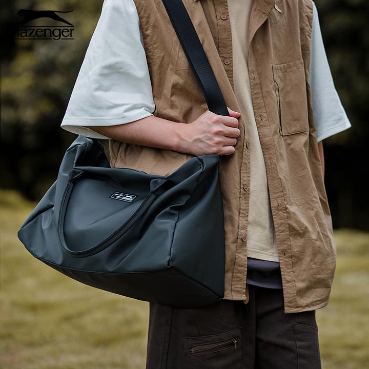 Slazenger/史莱辛格短途出差旅行包男女男士运动健身手提行李包
