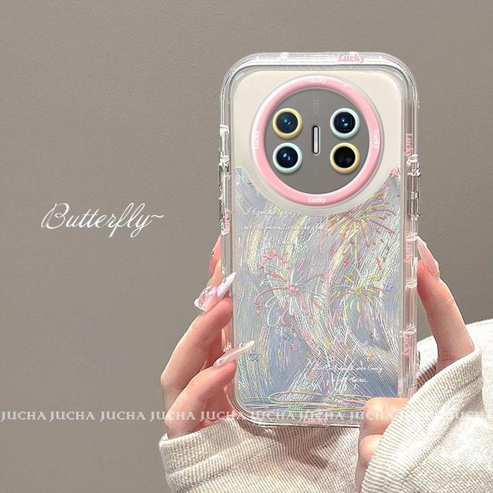 羽纱炫彩烟花适用荣耀magic7pro手机壳高级感honormagic7创意个性