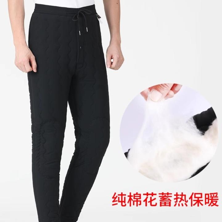 东北特厚冬季老年保暖裤男士高腰宽松大码内穿室外纯手工棉花棉裤