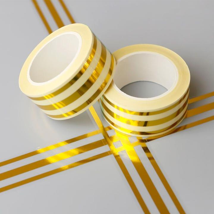 自粘瓷砖背胶美缝贴纸地板砖瓷砖地砖美边线防水客厅卧室鎏金贴条