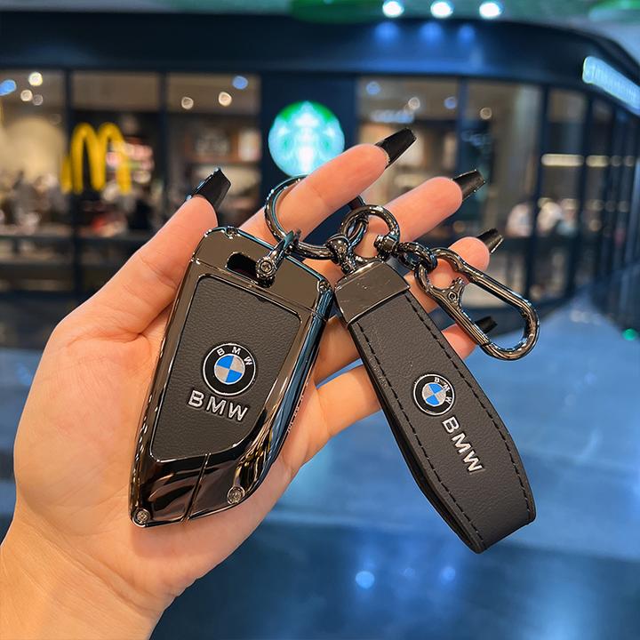 适用于宝马钥匙套3系5系x1x3x5x7i3刀锋530li高端三五系金属皮革