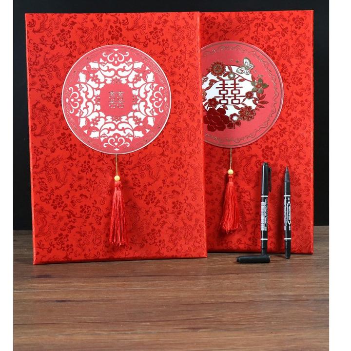 结婚礼金本婚礼签到本婚宴礼簿签到册嘉宾提名簿记账本礼单签名册