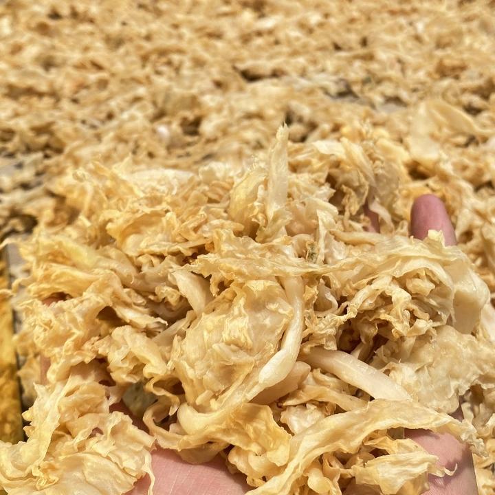 四川传统农家盐白菜手工制作煮汤炒菜无科技自然晾晒