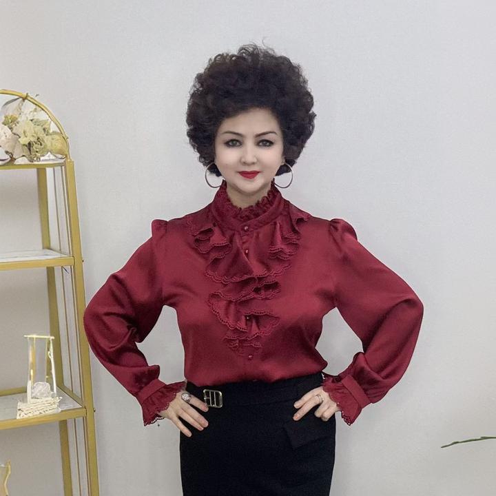 新款时尚网红大码女装衬衣