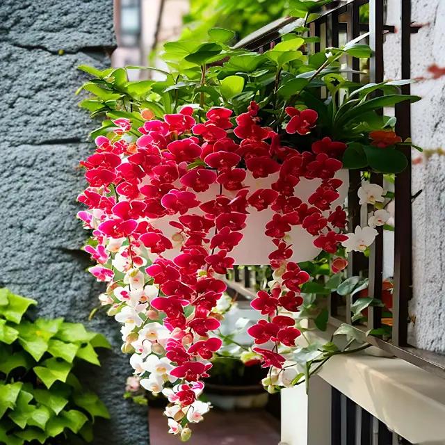 【垂丝石斛兰】四季开花耐寒植物室内外家庭盆栽日常养浓香型花卉