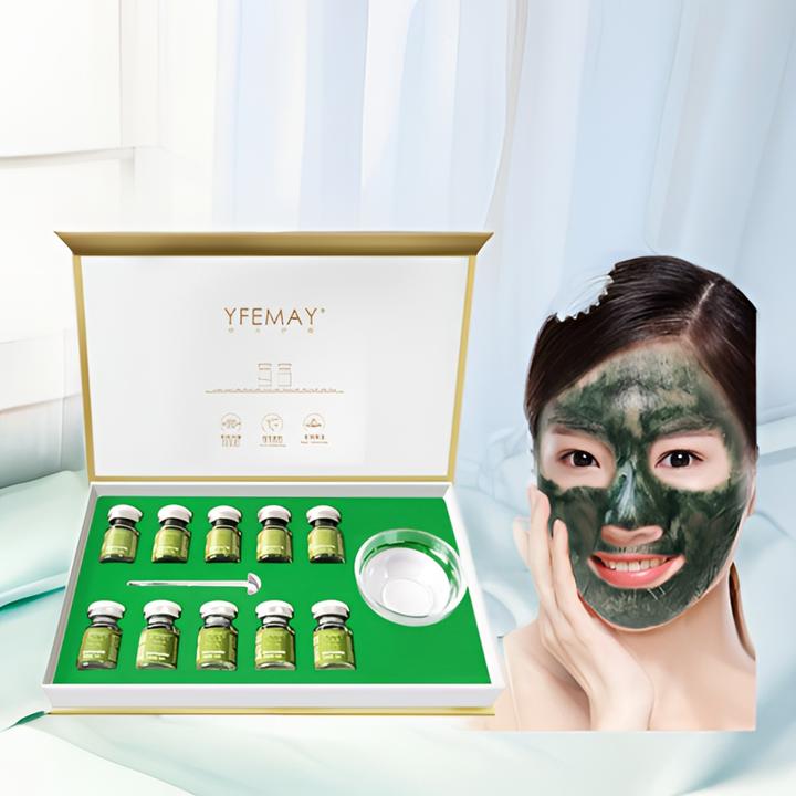 海绵舒缓小绿膜保湿水光逆龄焕亮修护冻干粉护肤敏感肌护理嫩肤