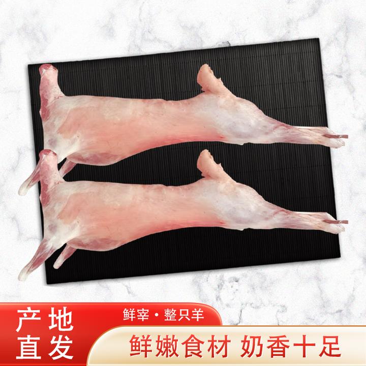 精选和田正宗羔羊鲜宰30斤40斤整羊30%腿排整扇食材烧烤享受美味